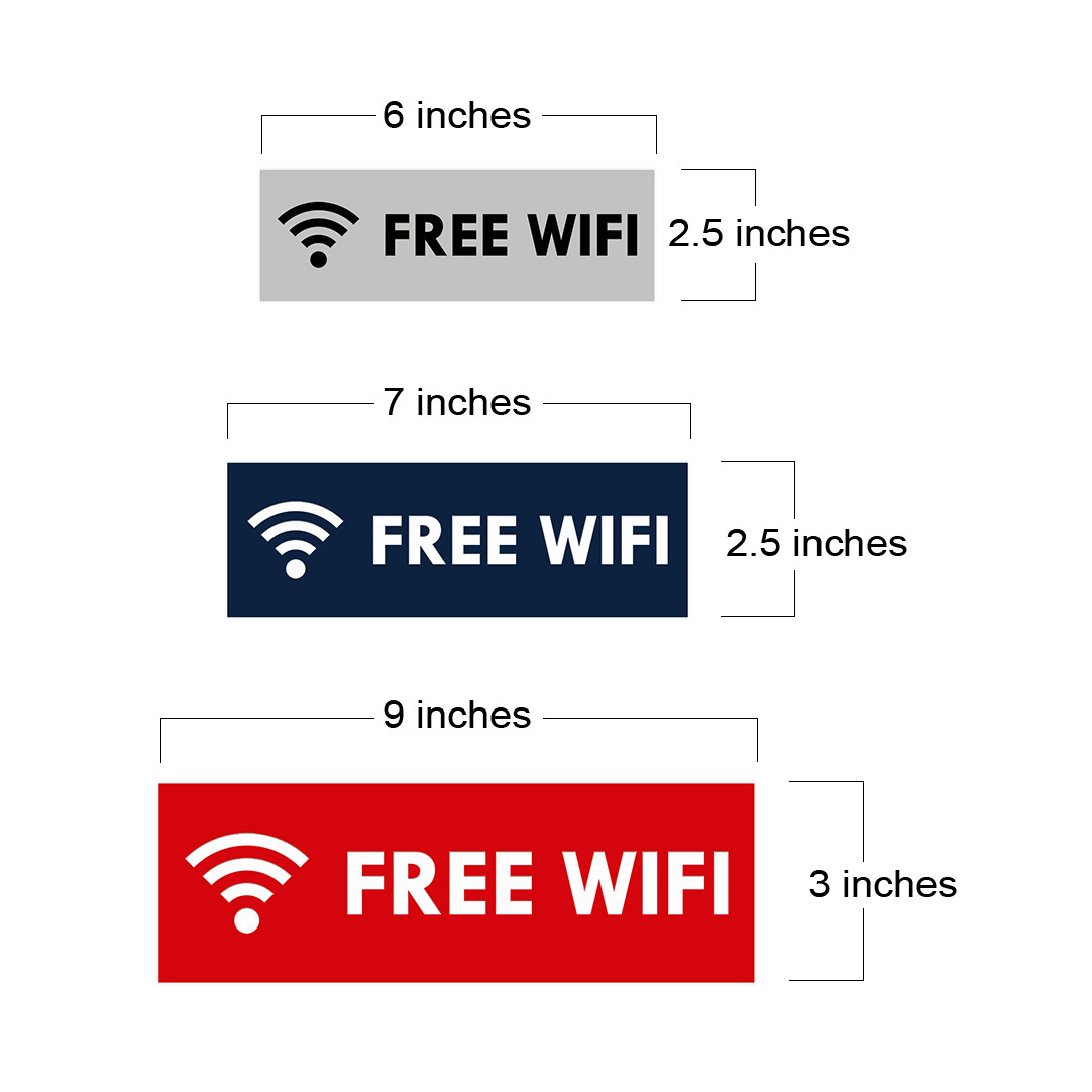 Basic Free Wifi Sign