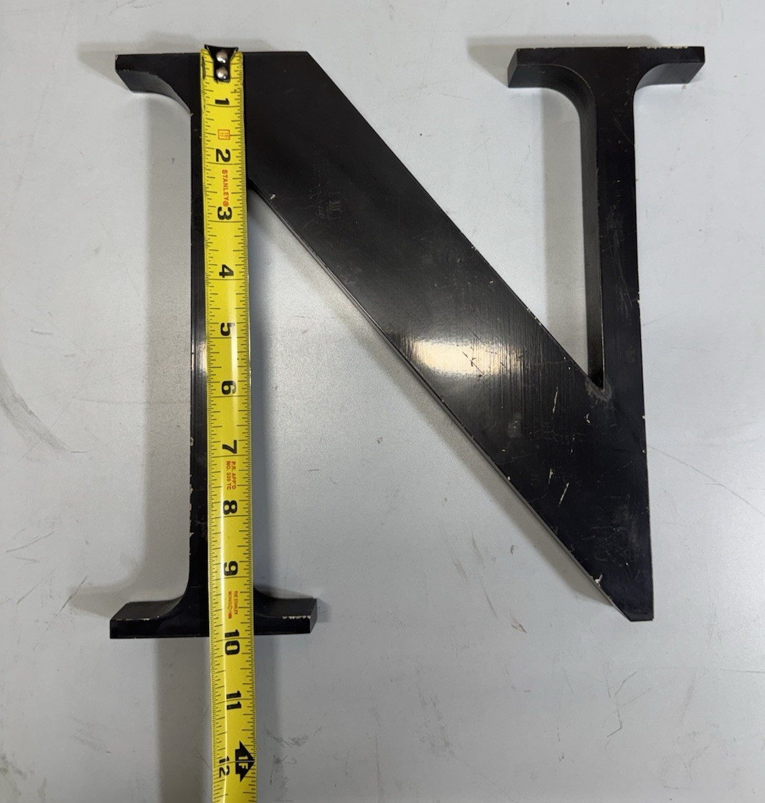 Gemini Inc 10” Cast Aluminum Architectural Letter Sign Black Commercial Letters