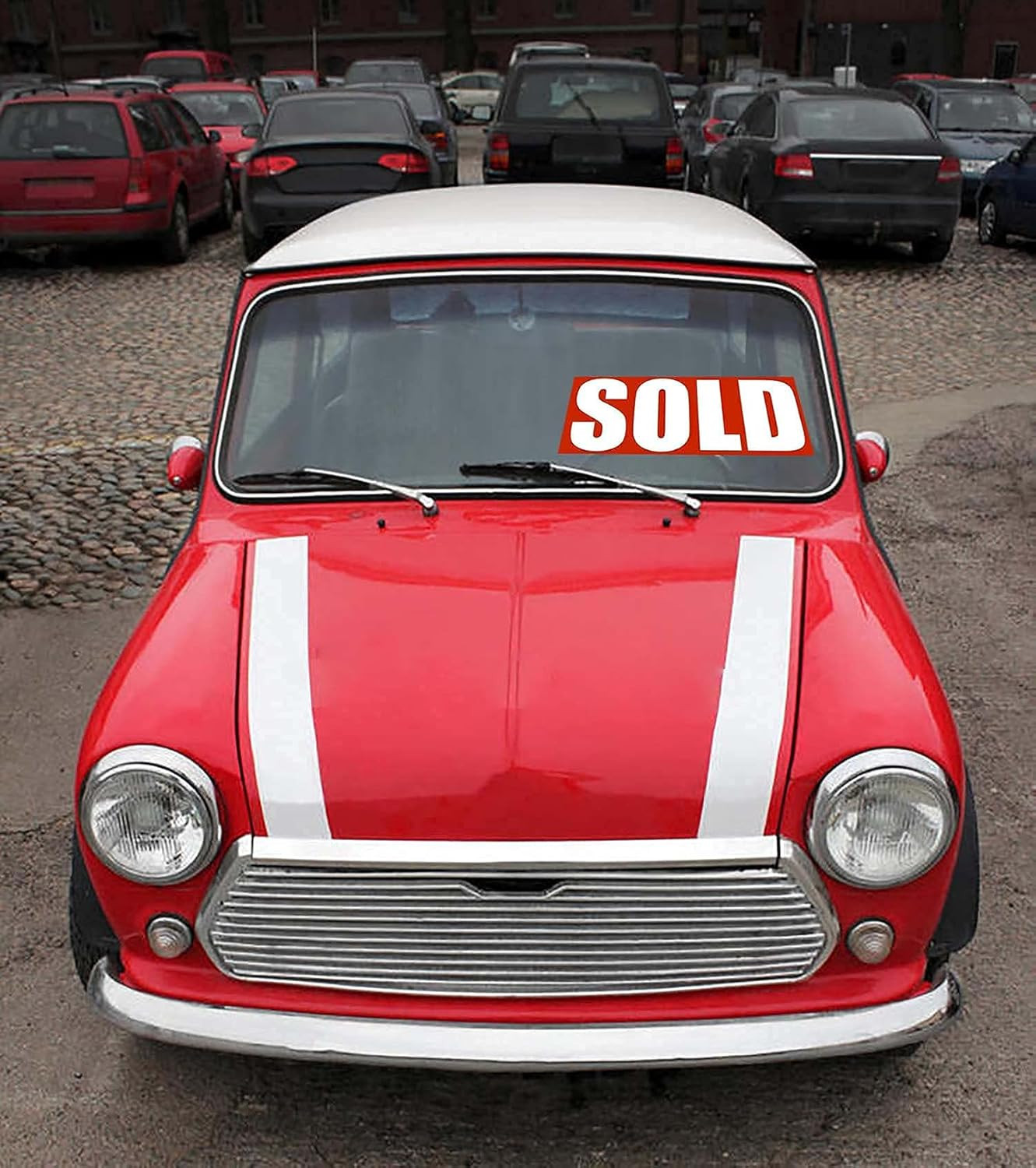 Sold Sign for Estate Rider,Reusable Magnetic and Adhesive Sticker Option,Sign fo