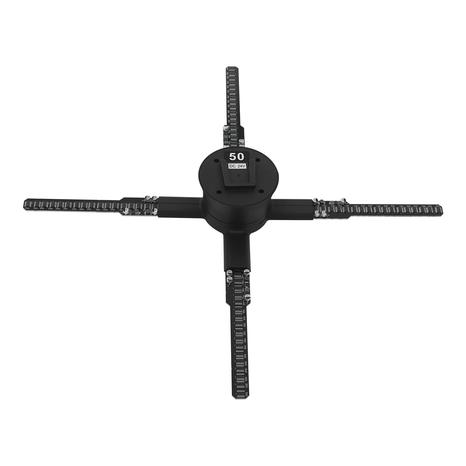 LED Hologram Fan Hologram Fan Projector with Remote 3D Hologram Display Fan NEW