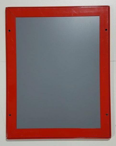 Notice: in CASE of FIRE Close All Doors (RED Frame,Standard -8.5×11)–REF24-1027