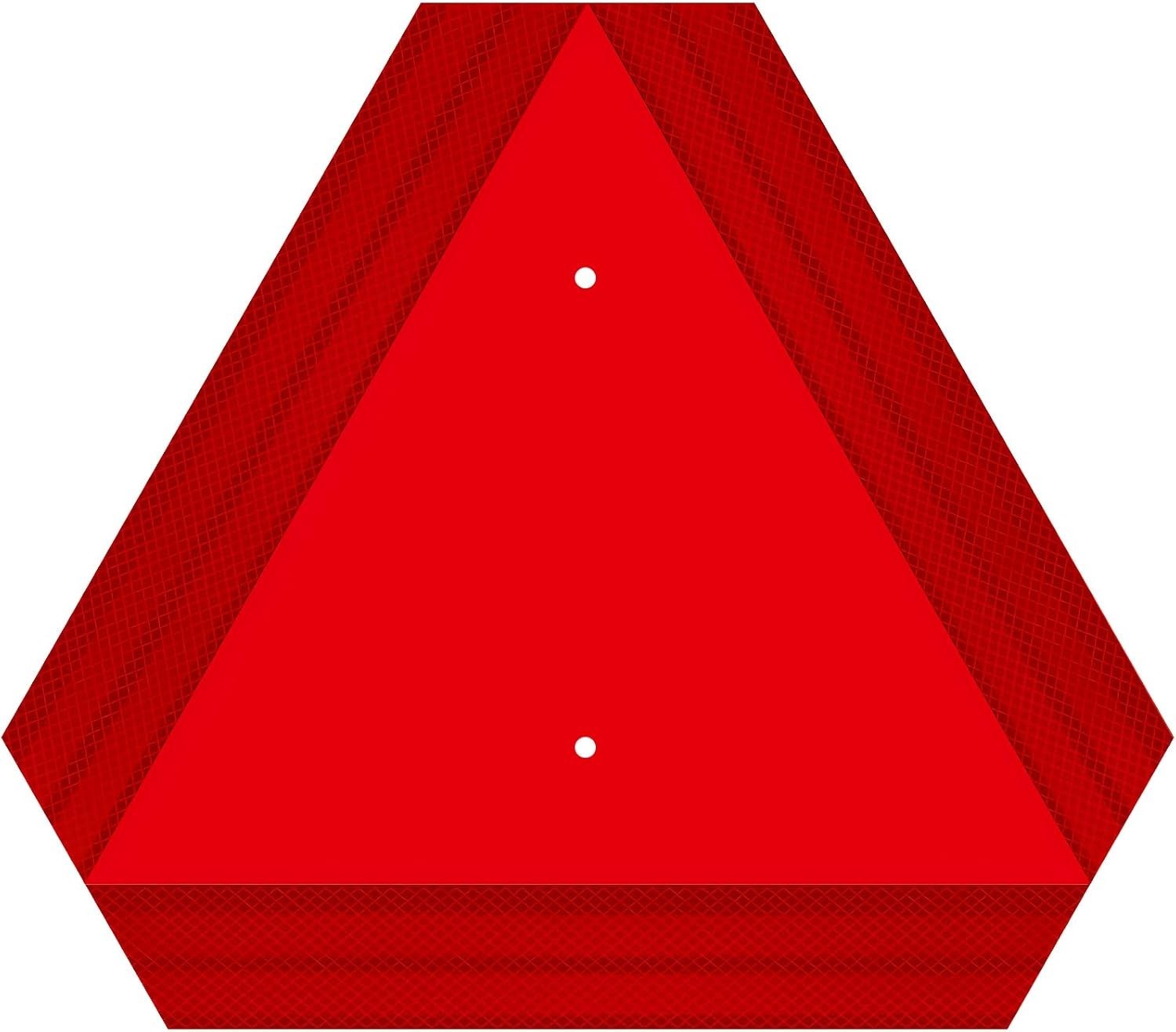 1pc Slow Moving Vehicle Triangle Sign 14×16 Reflective Aluminum for Golf Cart