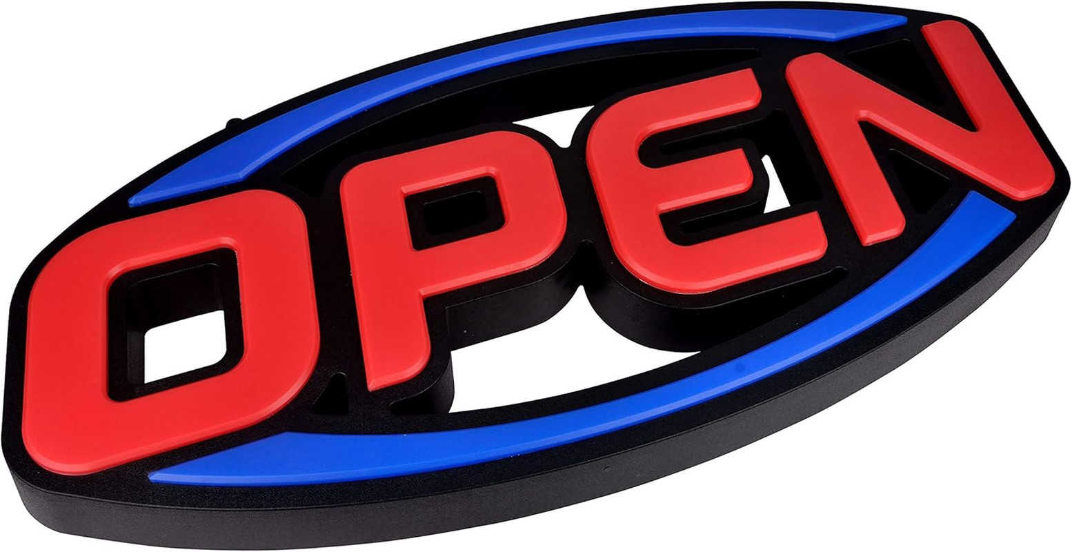 2026 Model 32&Prime; X 16&Prime; LED Neon Open Sign – Ultra Bright Extra Jumbo Large – Remot