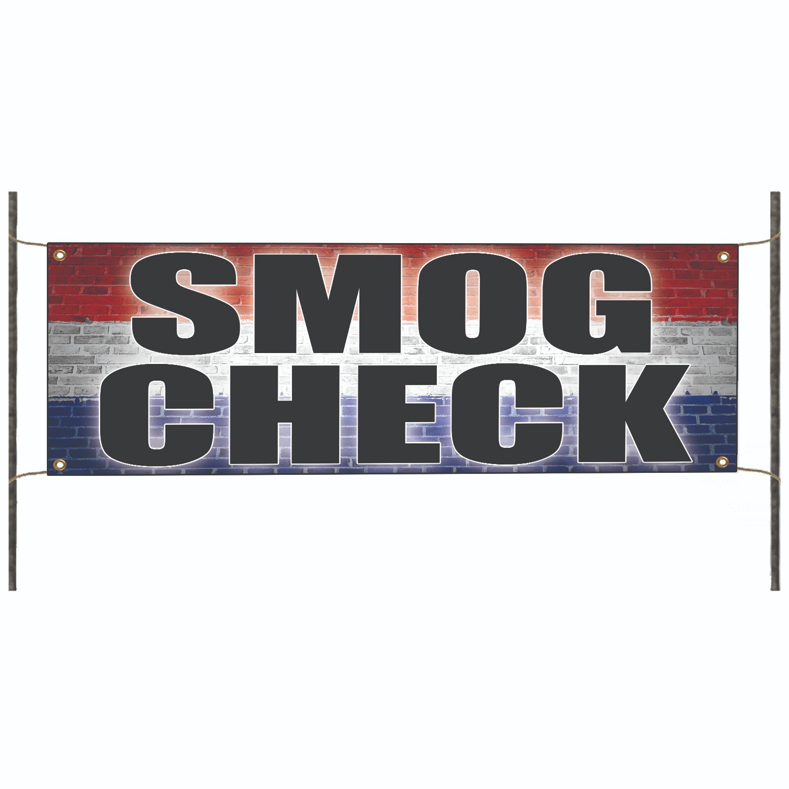 Smog Check Custom Smog Inspection Service Advertising Vinyl Banner Sign