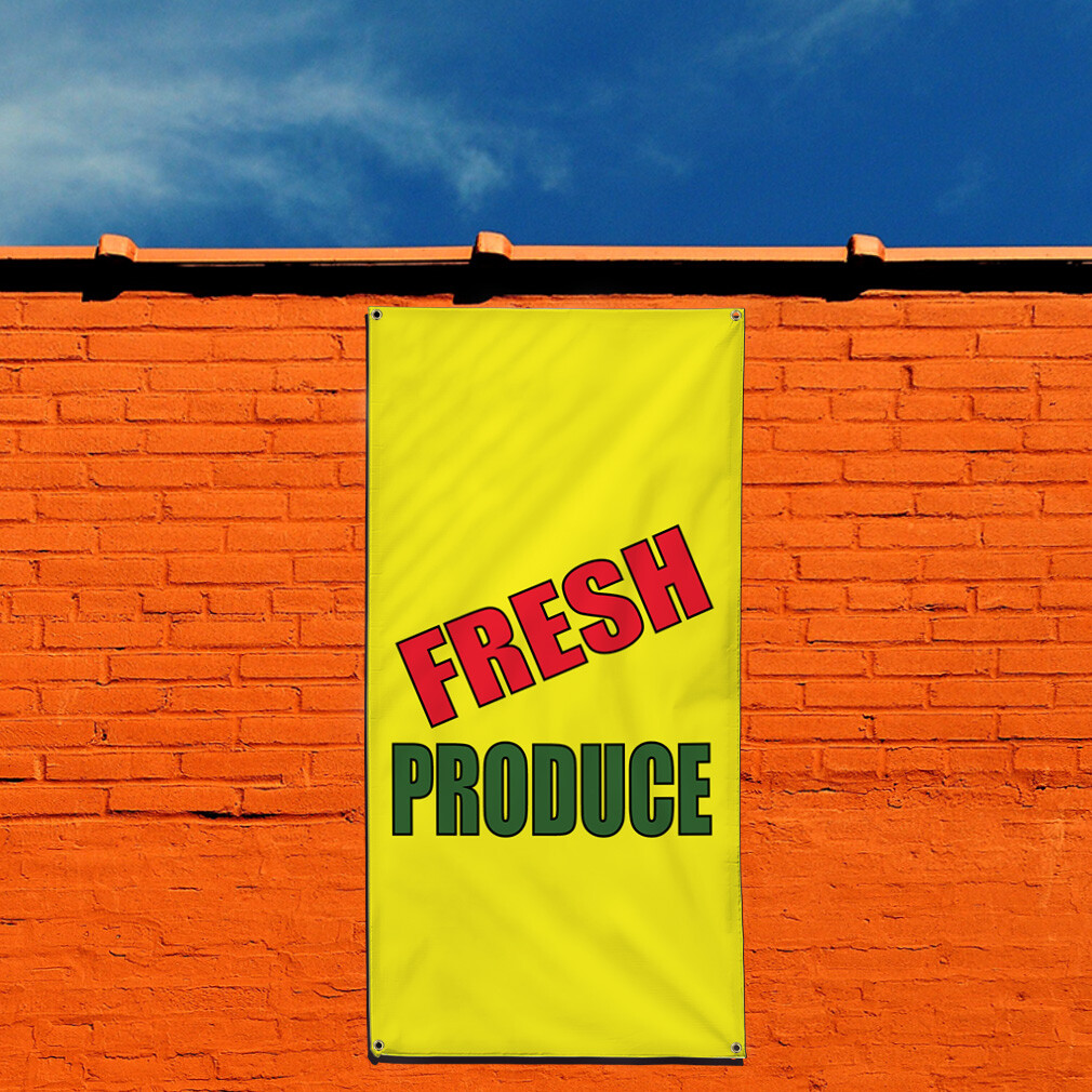 Vertical Vinyl Banner Multiple Sizes Business Weatherproof Industrial Yard Signs