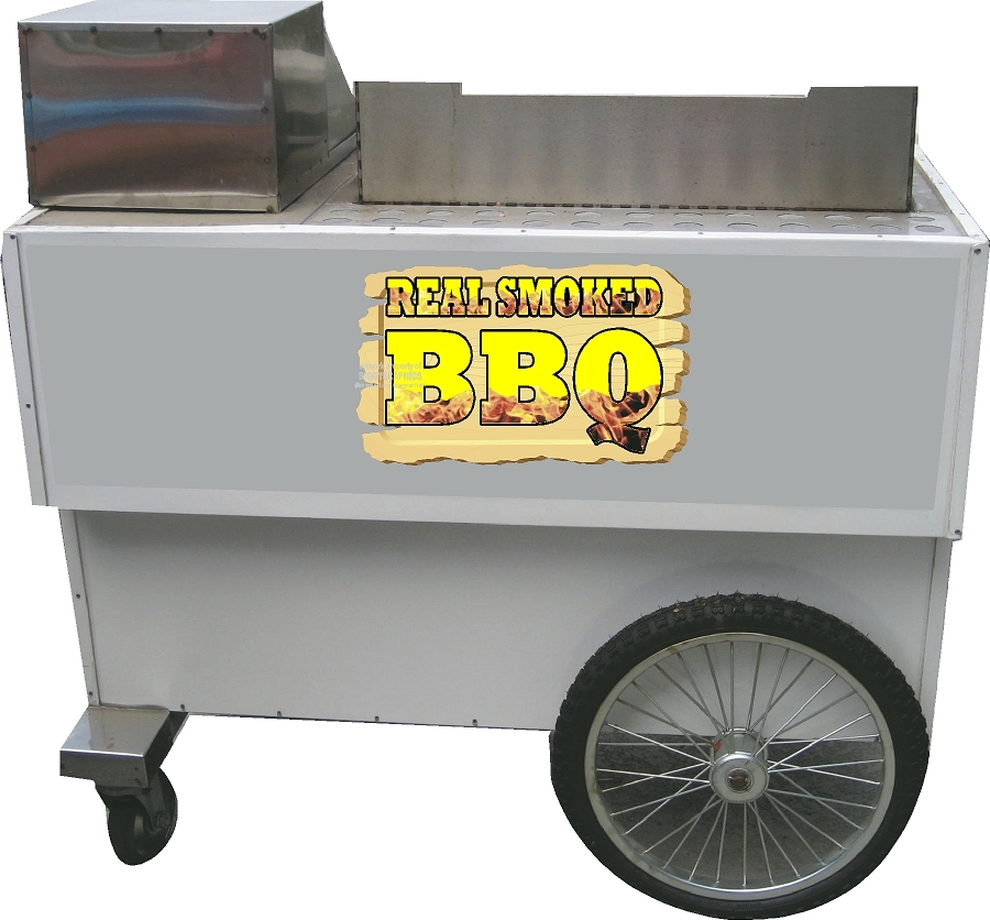 12&Prime; X 20&Prime; FULL COLOR VINYL DECAL WOODEN SIGN LOOK REAL SMOKED BBQ BARBECUE
