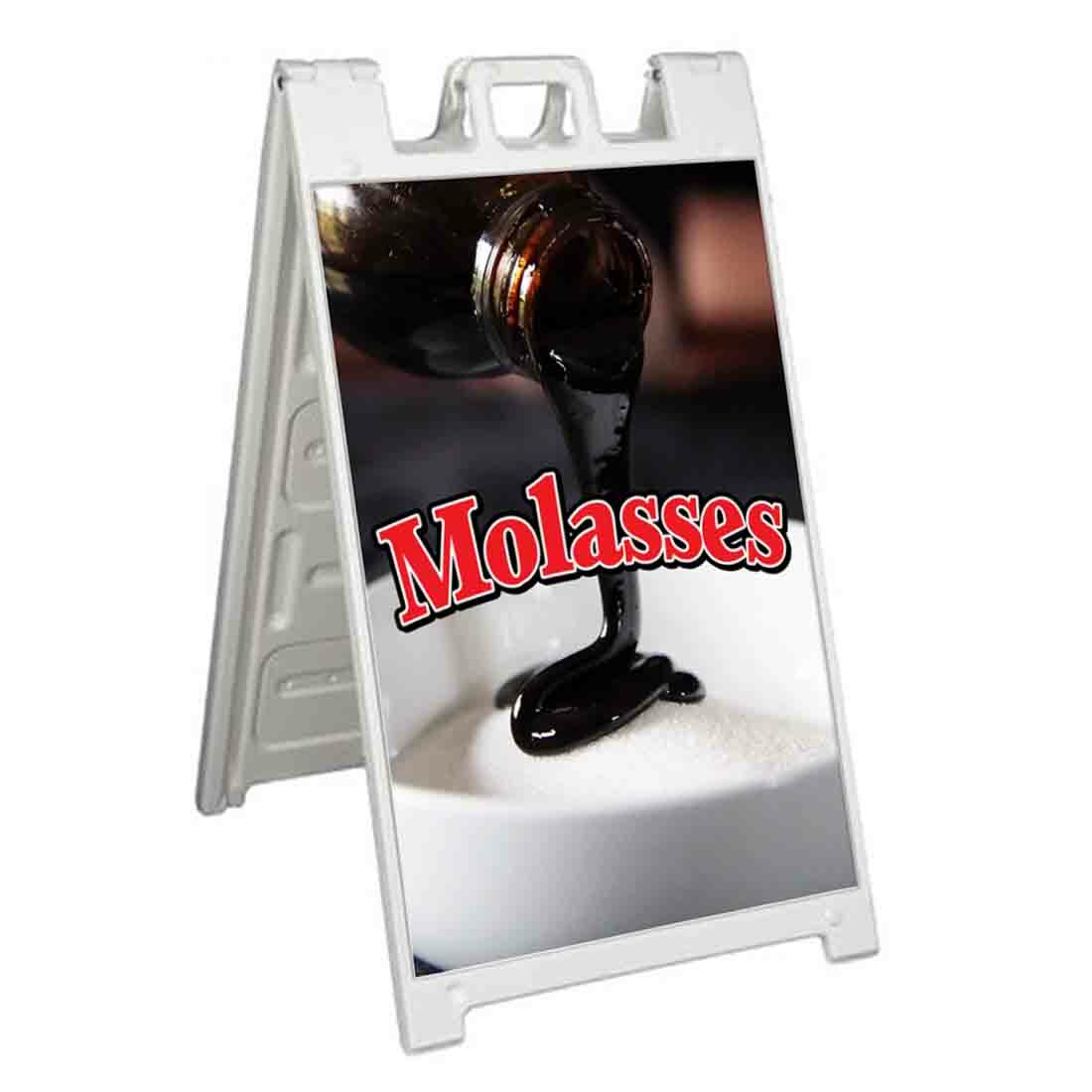 MOLASSES Signicade 24×36 Aframe Sidewalk Sign Banner Decal SYRUP