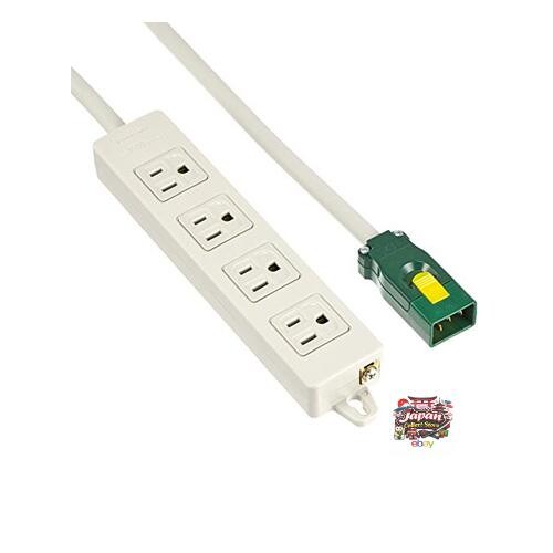 NEW Panasonic High Grade Power Strip with Cabtyre Cable Grounded 2P 15A 125V 4