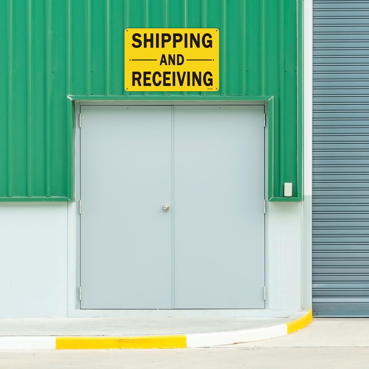 Shipping and Receiving Signs 18 x 12 Inches Shipping Signs for Factory, Busin…