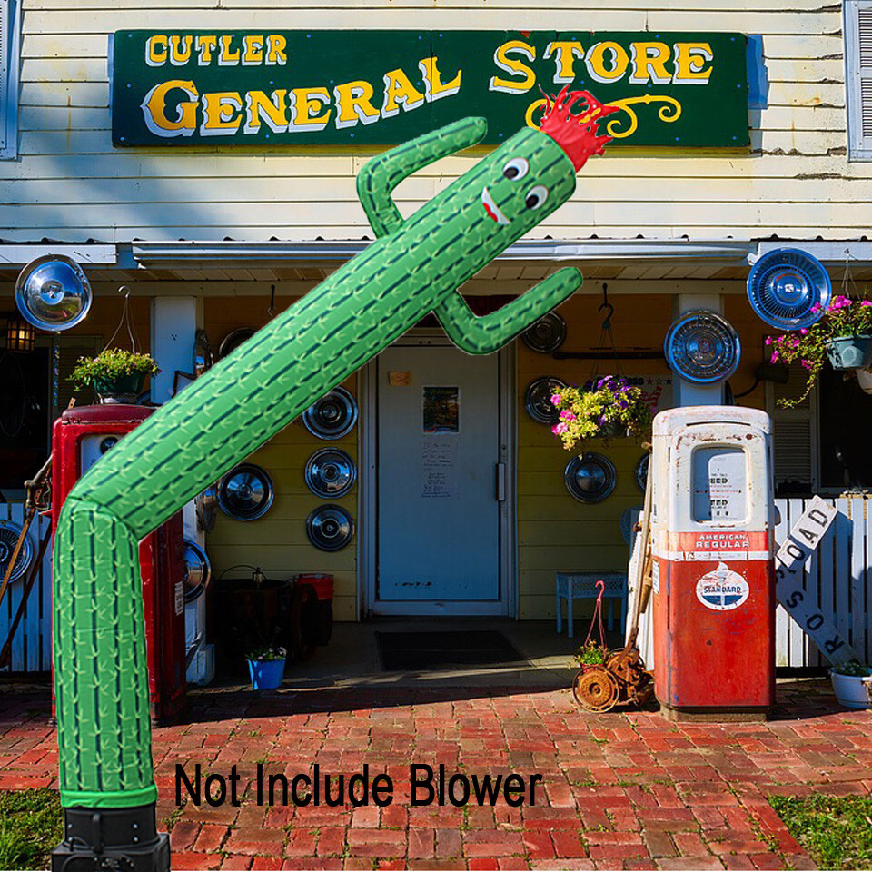 20ft cactus Inflatable Advertising Air Wind Tube Puppet Sky Wavy Man Dancer