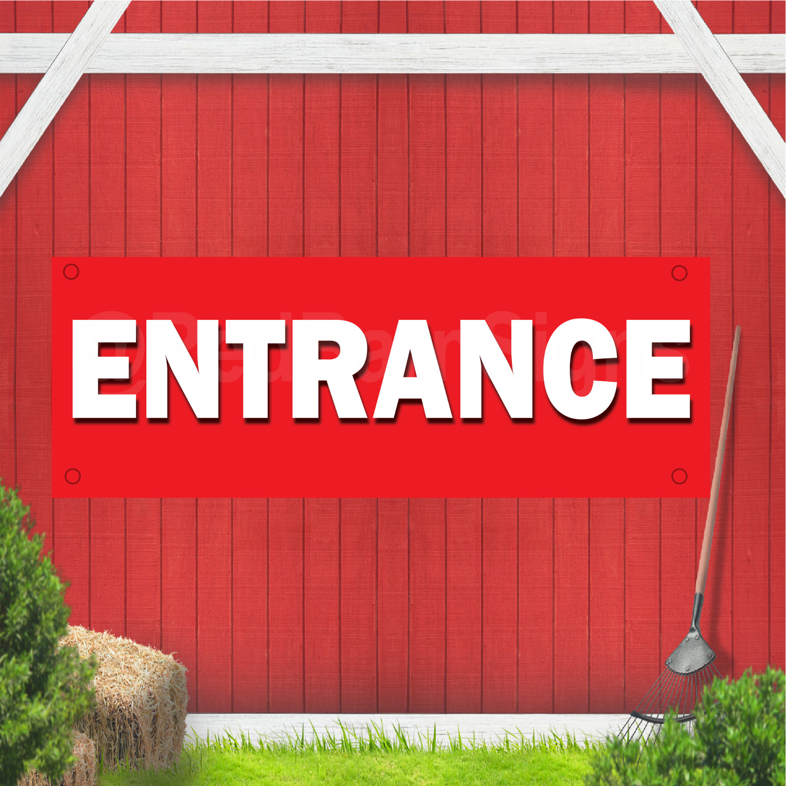 Entrance Indoor Outdoor Vinyl Banner Design