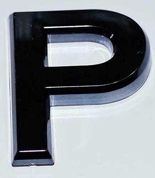 1 PCS – Apartment Number Sign/Mailbox Number Sign,Letter P (Black,3D…ref0420