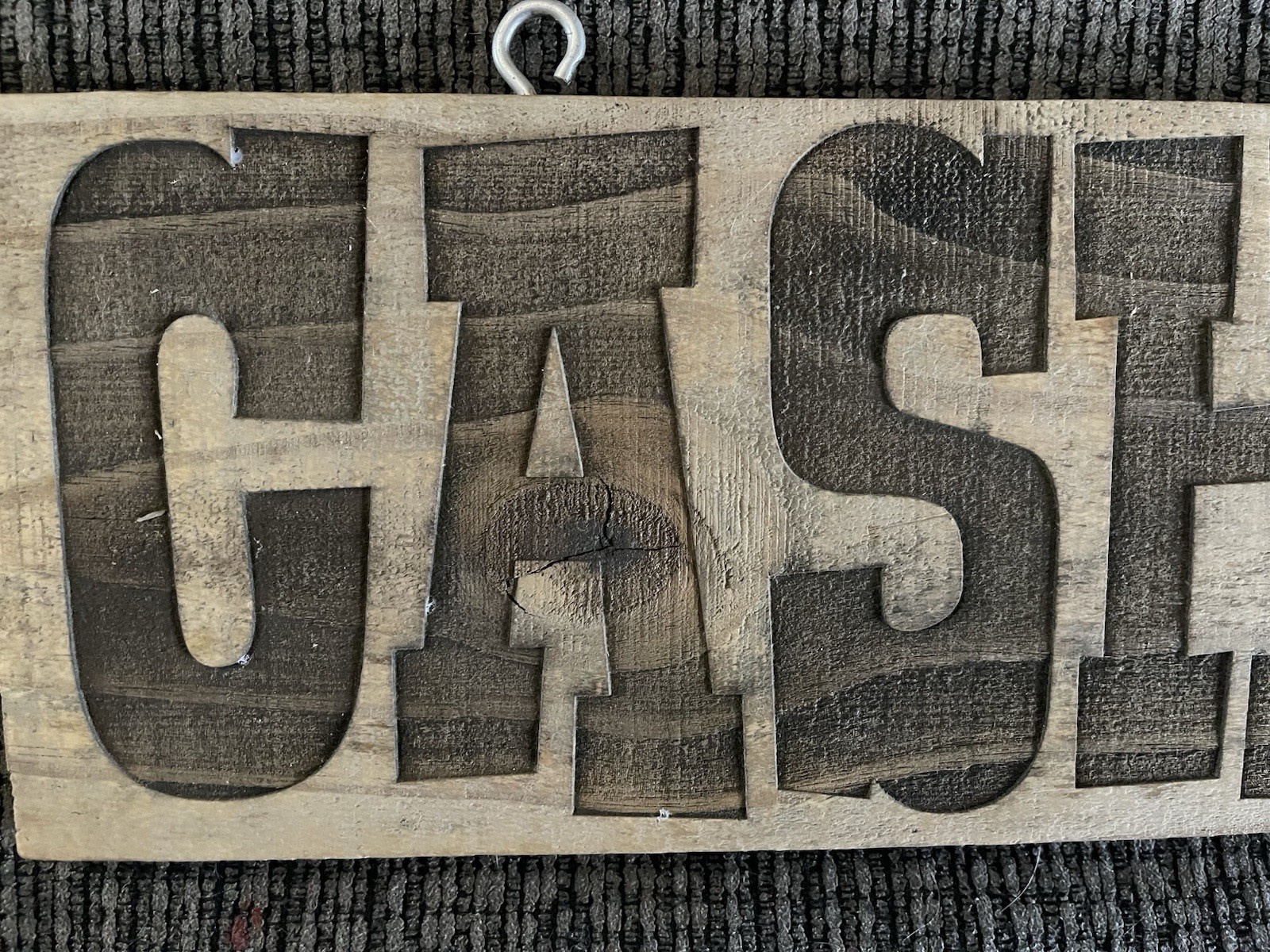 Rustic Wooden Cashier Sign Cash Register Sign Cashier Display for Shop Store