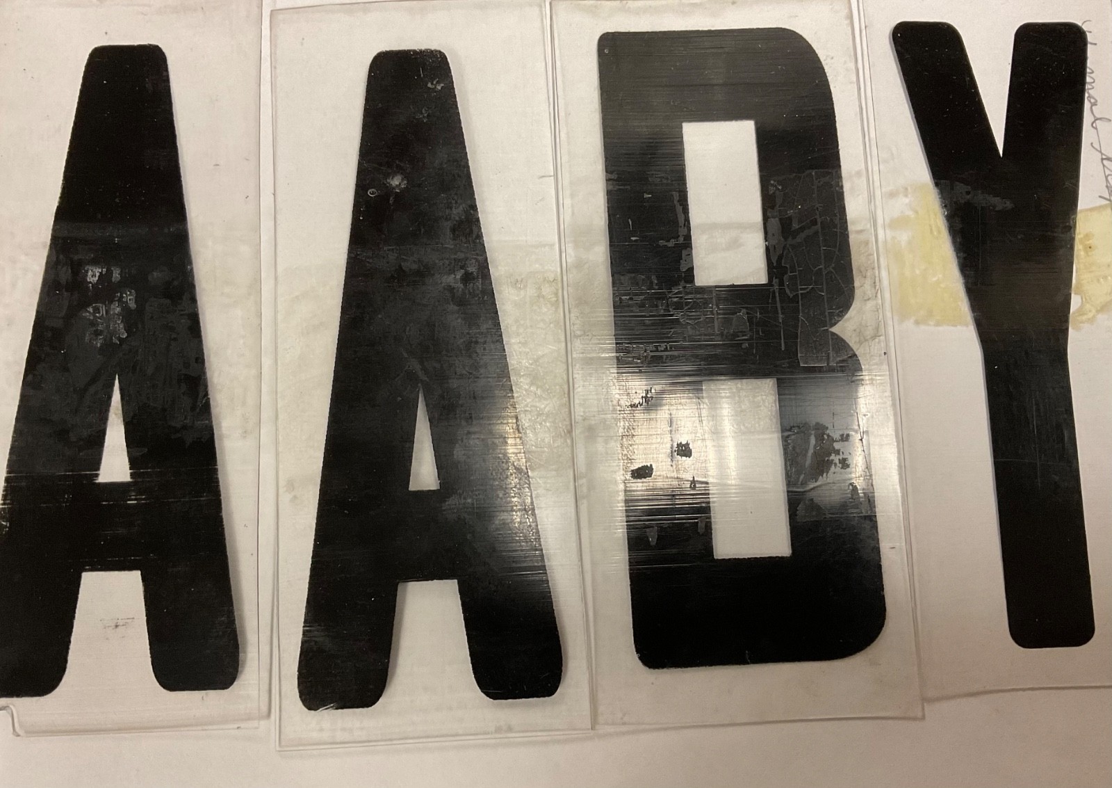 ADVERTISING MARQUEE SIGN LETTERS, Flexable Plastic 6.5&Prime;, 224 total pieces