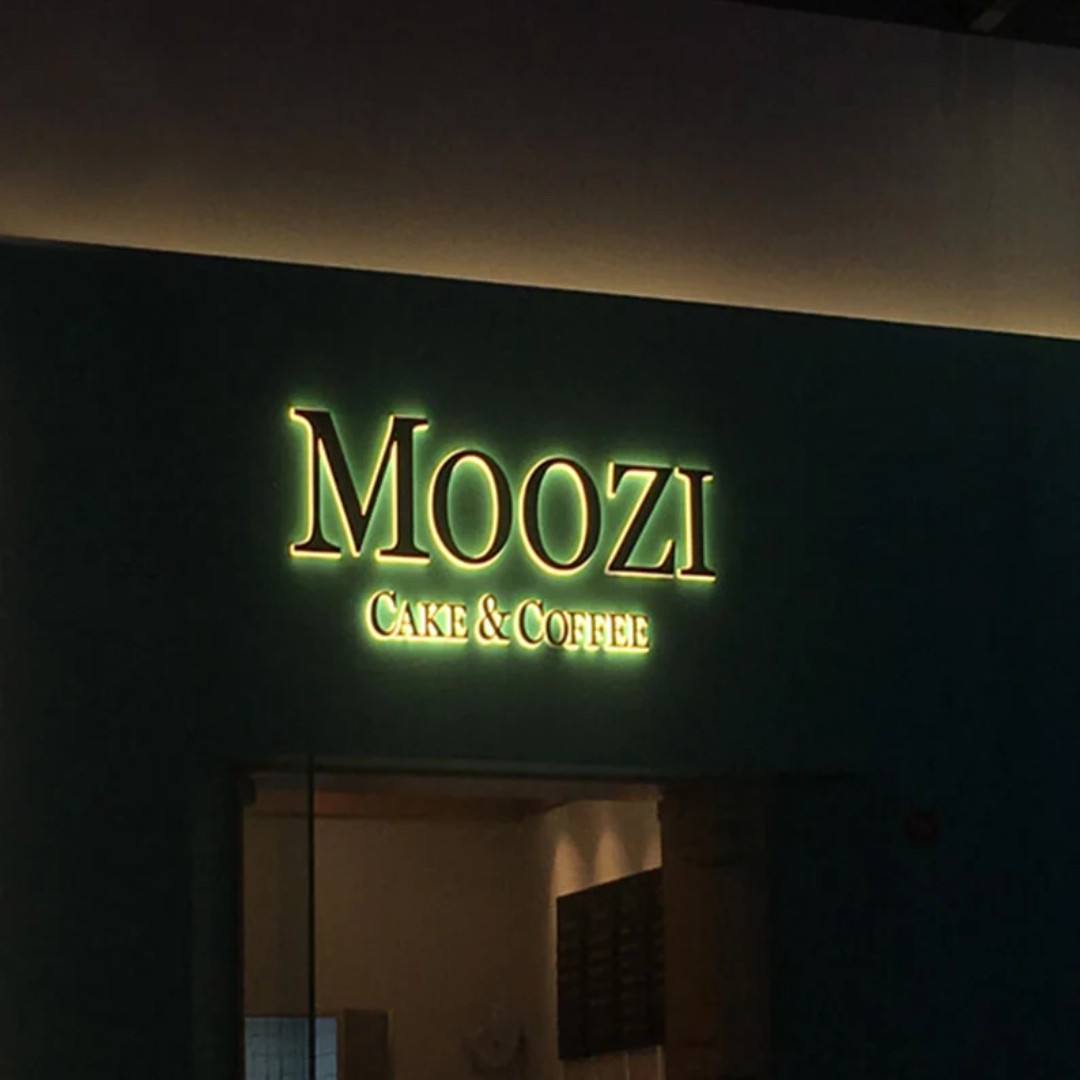Custom 3D Metal Sign Business Signage LED Backlit Letter Outdoor Storefront Logo