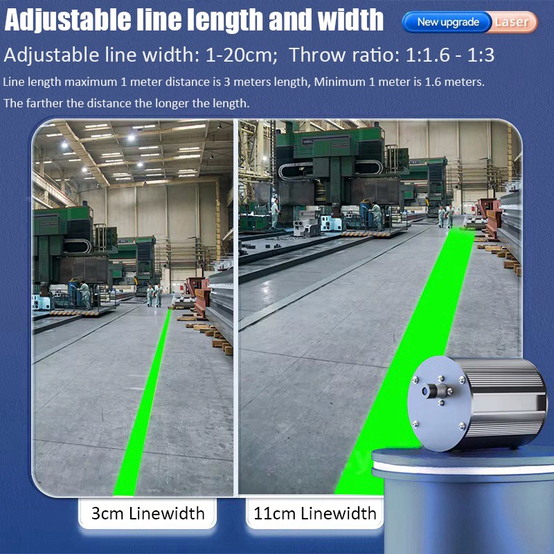 Laser Line Projection Light Industrial Warning Ground Indication Laser Spotlight
