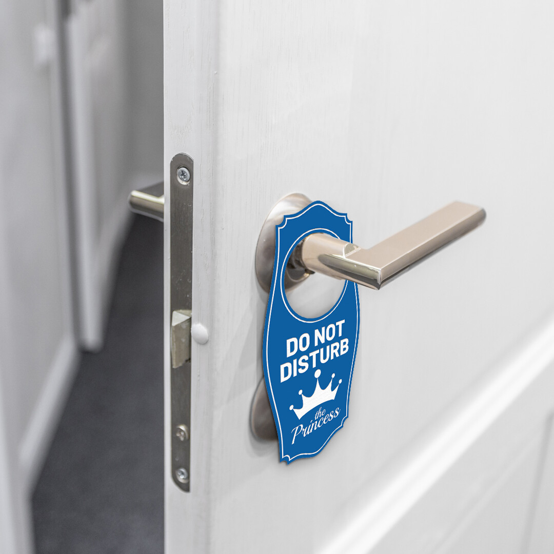 Do Not Disturb The Princess Door Hanger | House or Business Door Sign