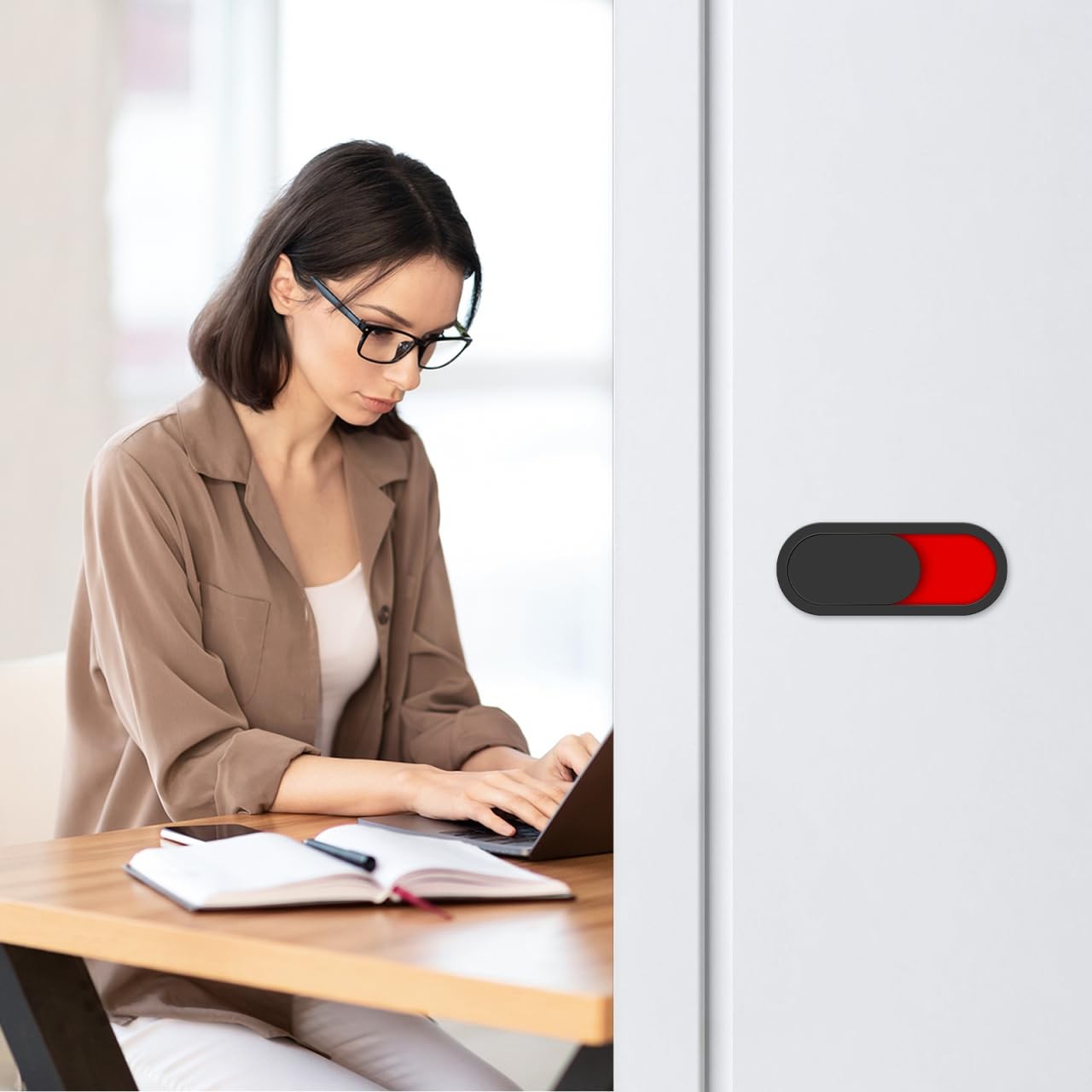 8 PCS 1.55×0.62×0.5 Inch Vacant Occupied Sliding Privacy Sign Door Indicator