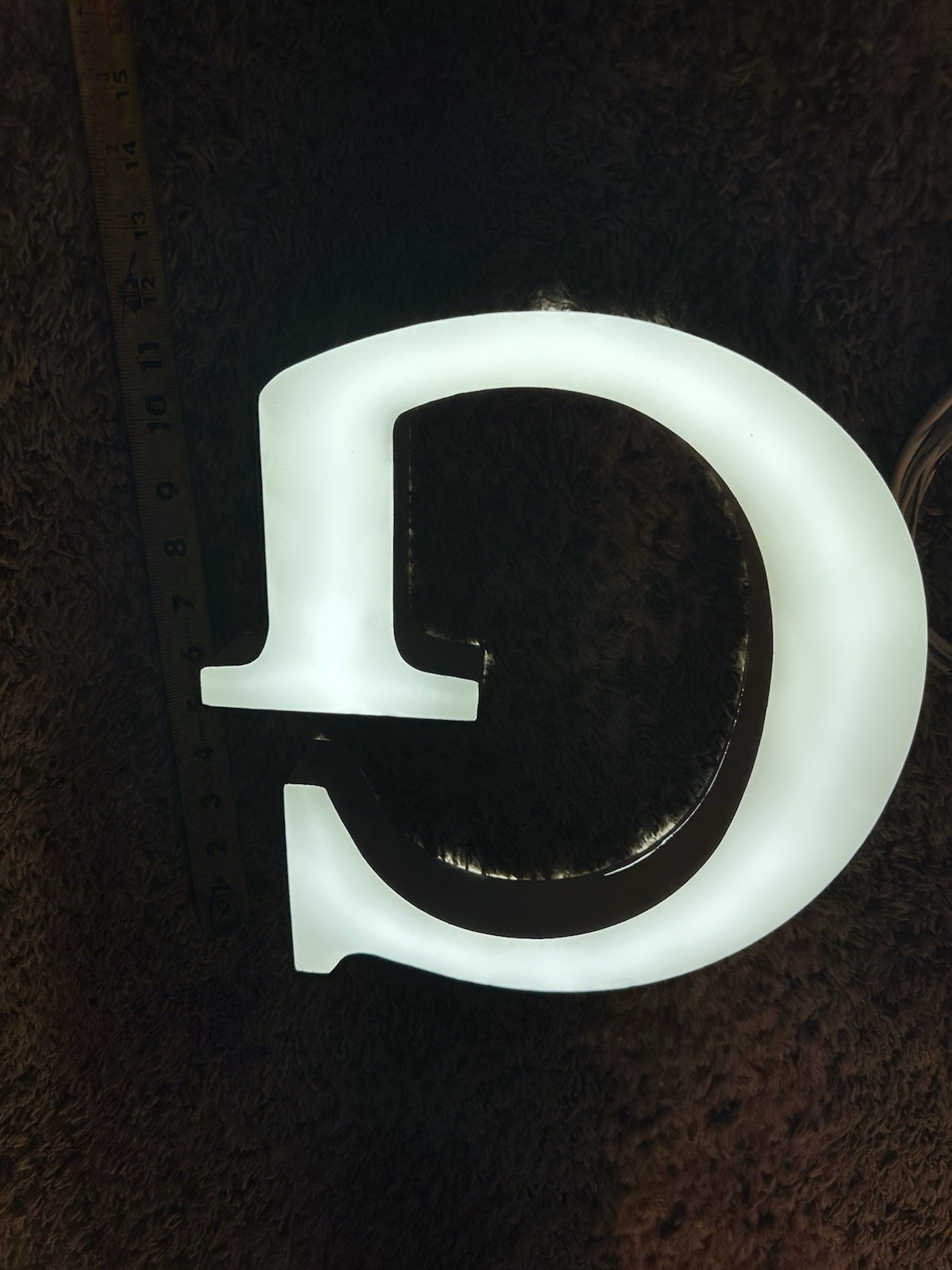 Authentic 12&Prime; Front Lot « Guess » Channel Letters