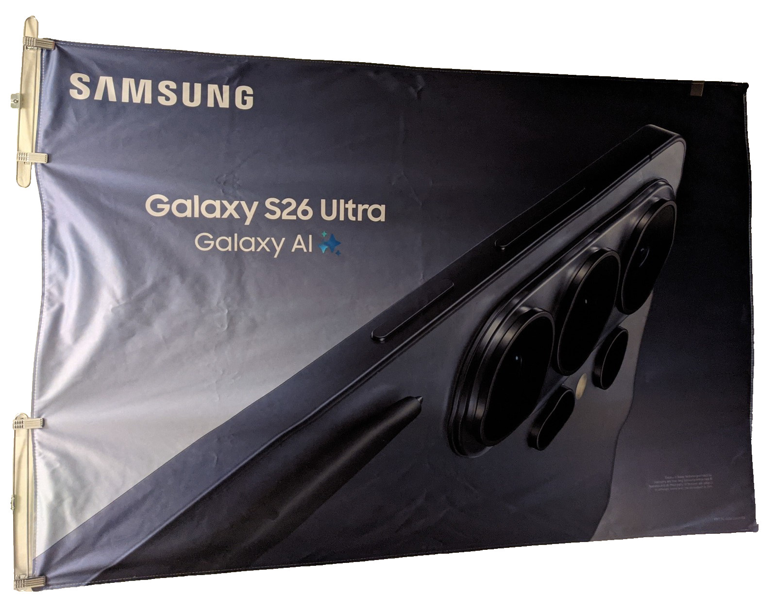 Samsung S26 Ultra Galaxy AI Banner for Store 55&Prime; x 38&Prime; Inches