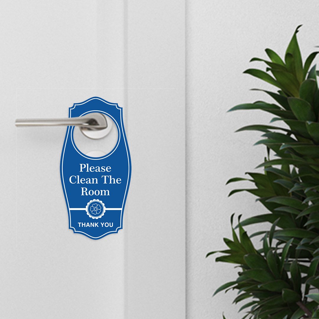 Signs ByLITA Please Clean The Room, Thank You Door Hanger