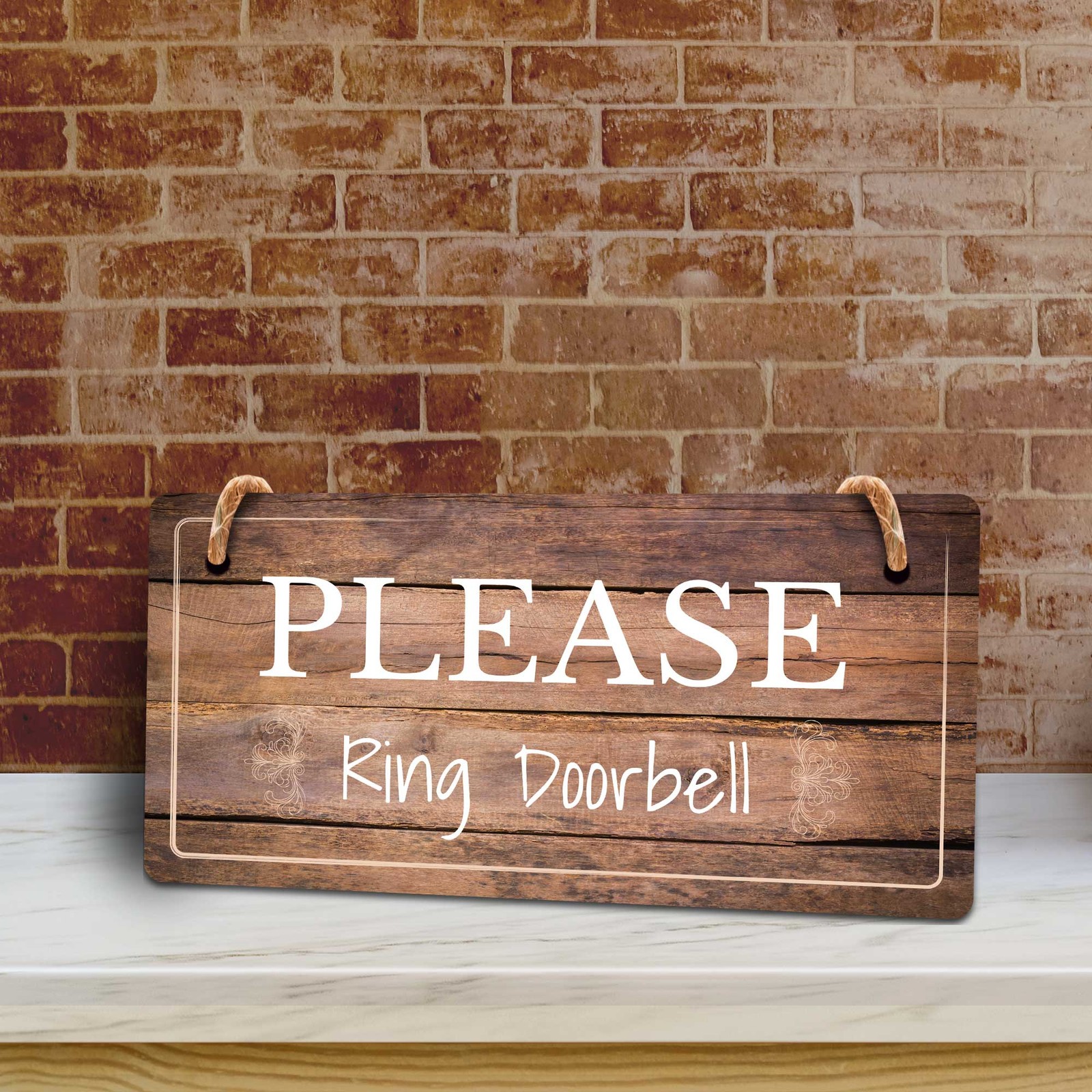 Instructions & Reminders | Rustic Oak Wood 5 x 10&Prime; Hanging Signs