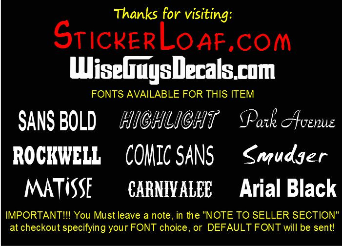 STORE NAME CUSTOM WINDOW DECAL BUSINESS SHOP Storefront VINYL DOOR SIGN COMPANY