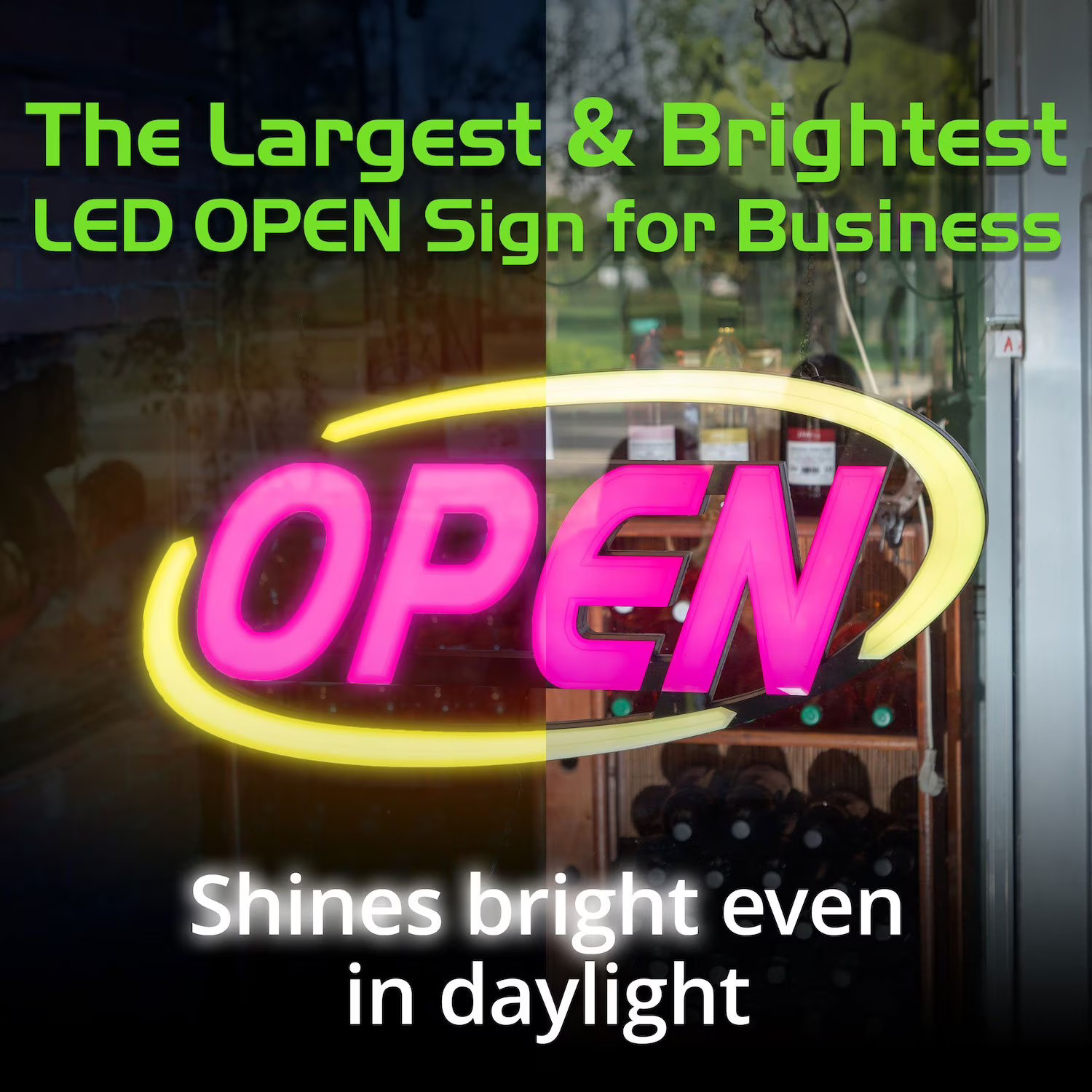 Green Light Innovations LED Spectrum Typhoon Multi-Colored Open – 32&Prime; x 15&Prime;