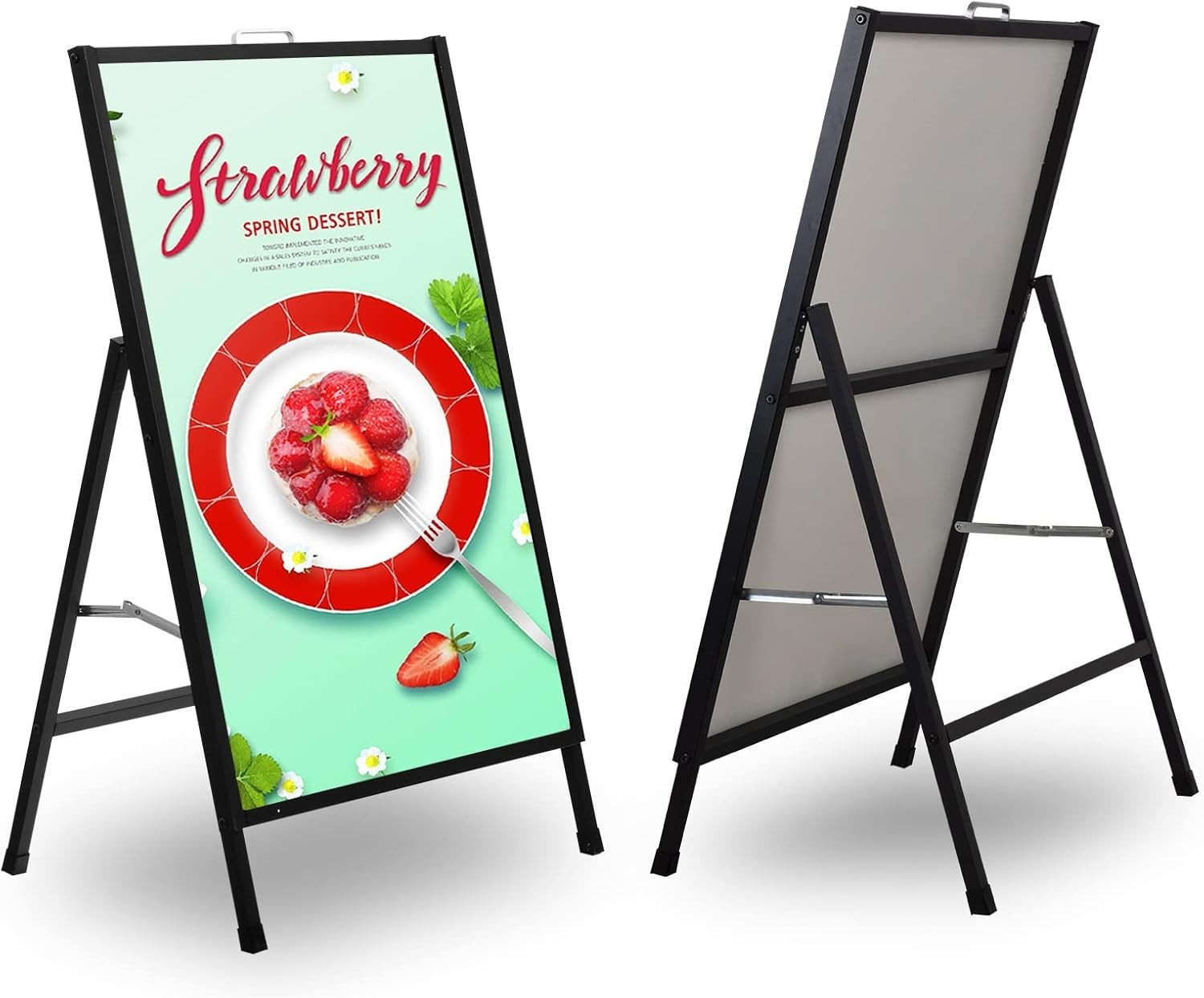 A Frame Sign Heavy-Duty 24×36 Inch Sandwich Board inches, Black