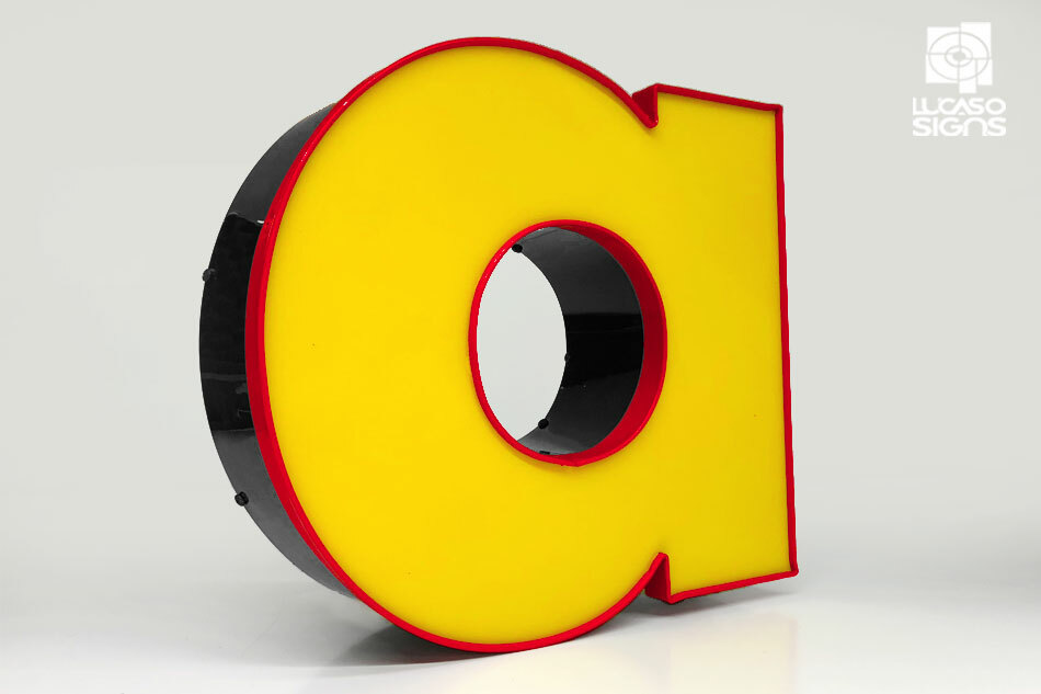 Custom Channel Letters Led Illuminated Signs for Business Outdoor signage