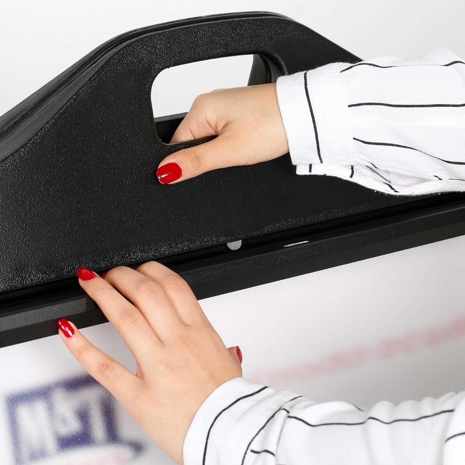 Double Sided Black A-Frame Sandwich Board Street SignPro 24×36&Prime; (Lot 3)