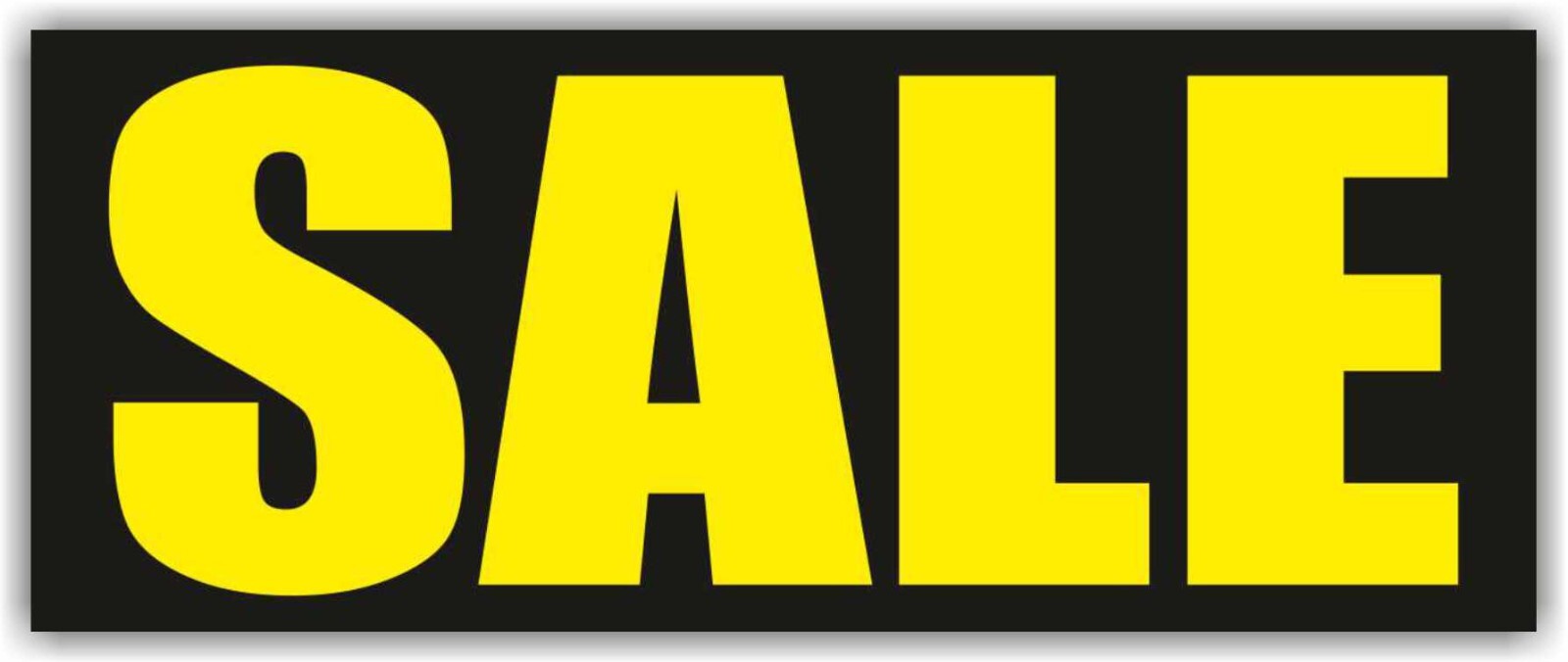 SALE Banner Sign Advertising Clearance Big Save Discount Rebajas Descuento