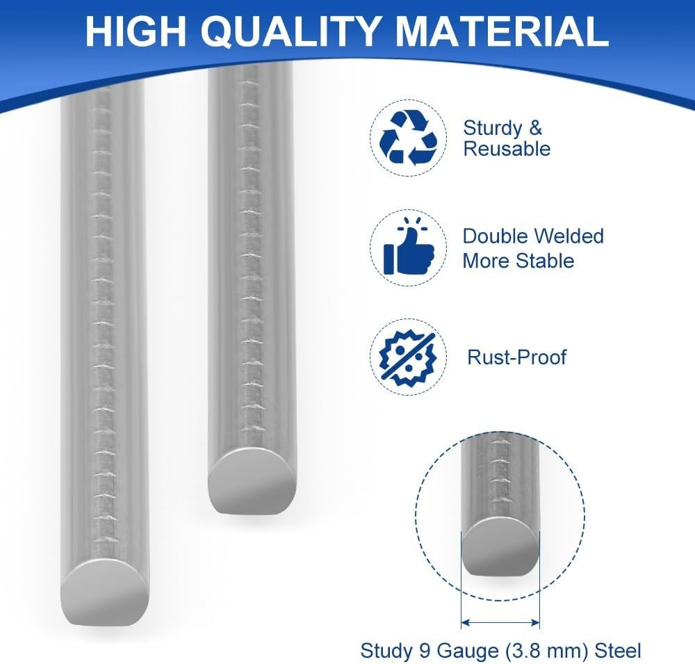 8 Heavy Duty H Frame Sign Stakes: Waterproof and Wind Resistant 17.4 » x 7 »