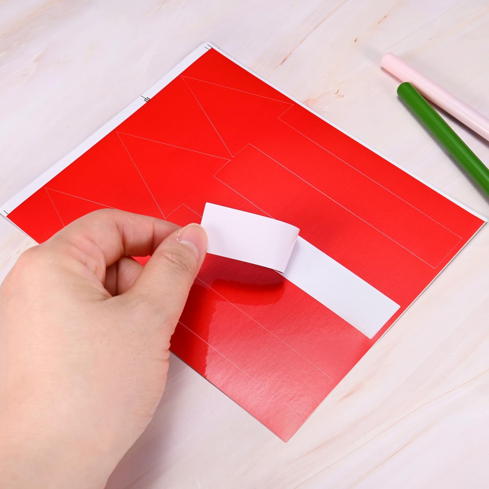 12-Pack Arrow Sticker, 6 Inch PVC Self Adhesive Arrow Sign for Floor Road Wal…