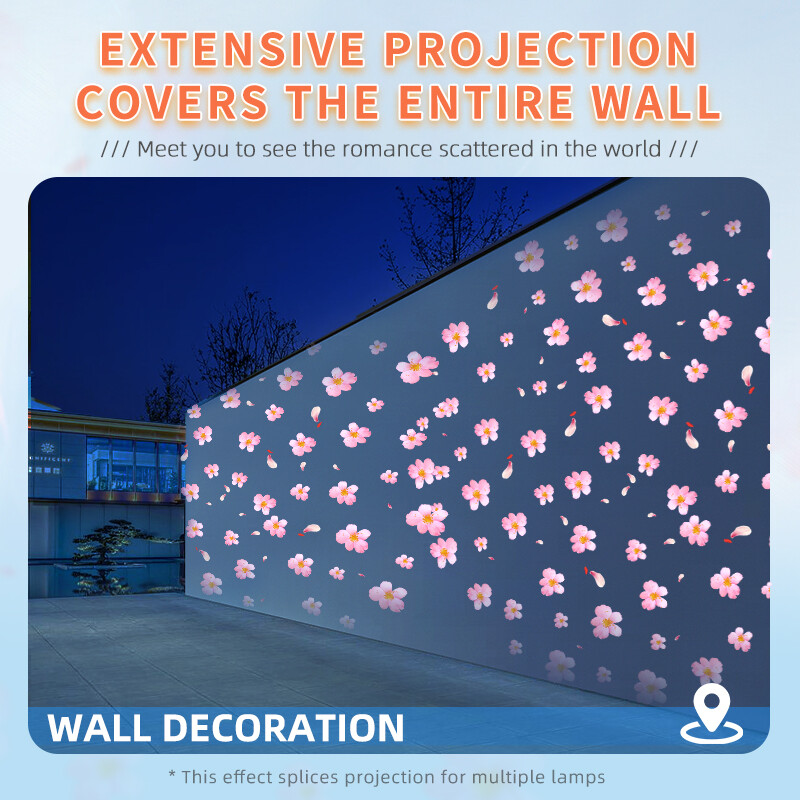 40W-600W Flower Dynamic Effect Pattern Projection Logo Gobo Projector Shop Decor