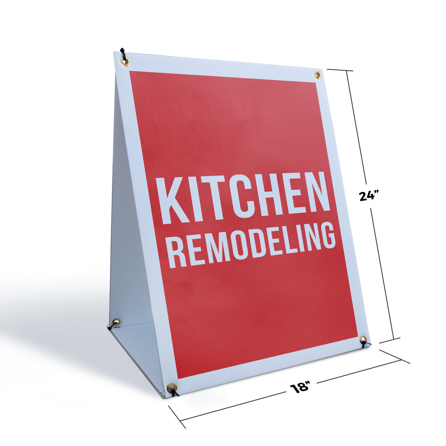 Kitchen Remodeling A-Frame Sidewalk Sign Home Improvements Custom Design Now