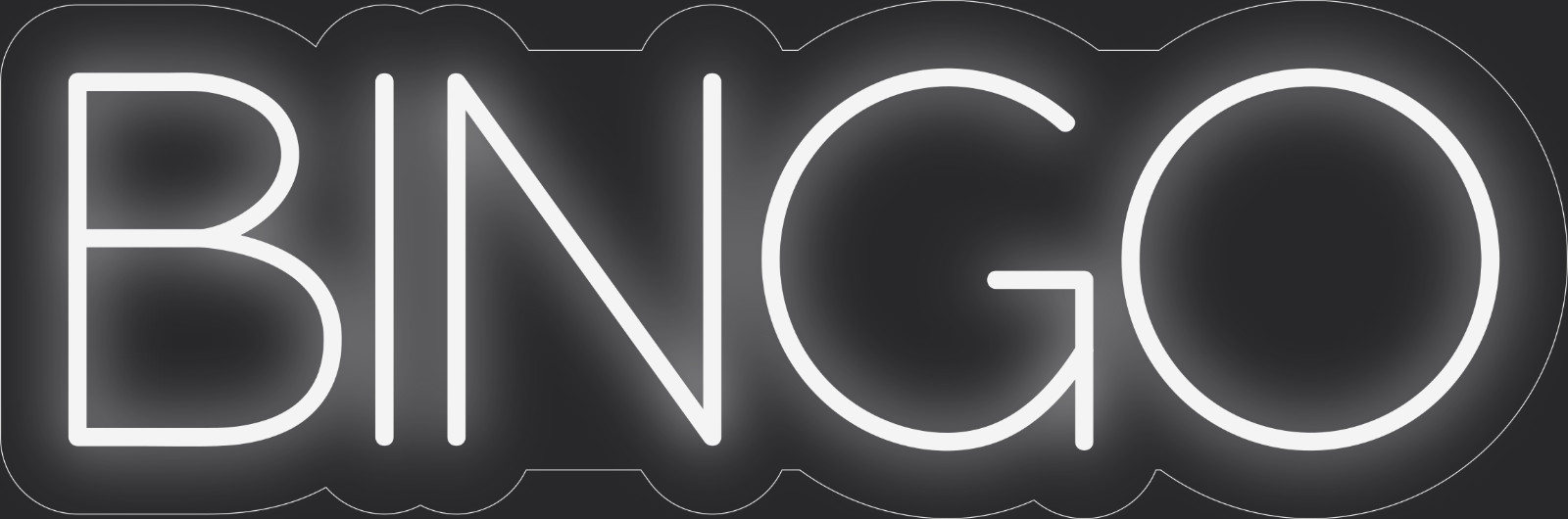 Bingo Neon LED Sign Business Wall Decor Lighted Store Sign 24 x 8 in.