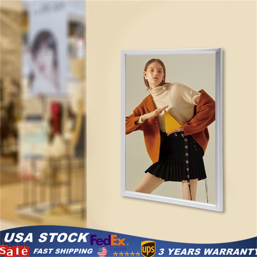 24&Prime;x36&Prime; LED Backlit Poster Frame Art Picture Light Box Advertising Display Frame