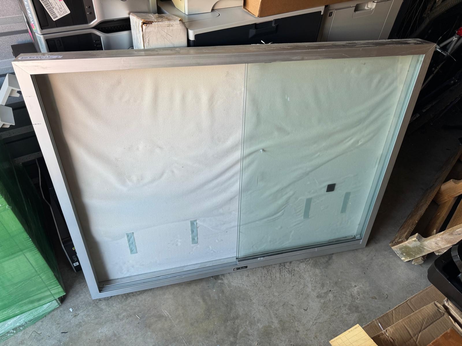 48&Prime;x36&Prime; Alluminium Frame bullentin board with 2 sliding door