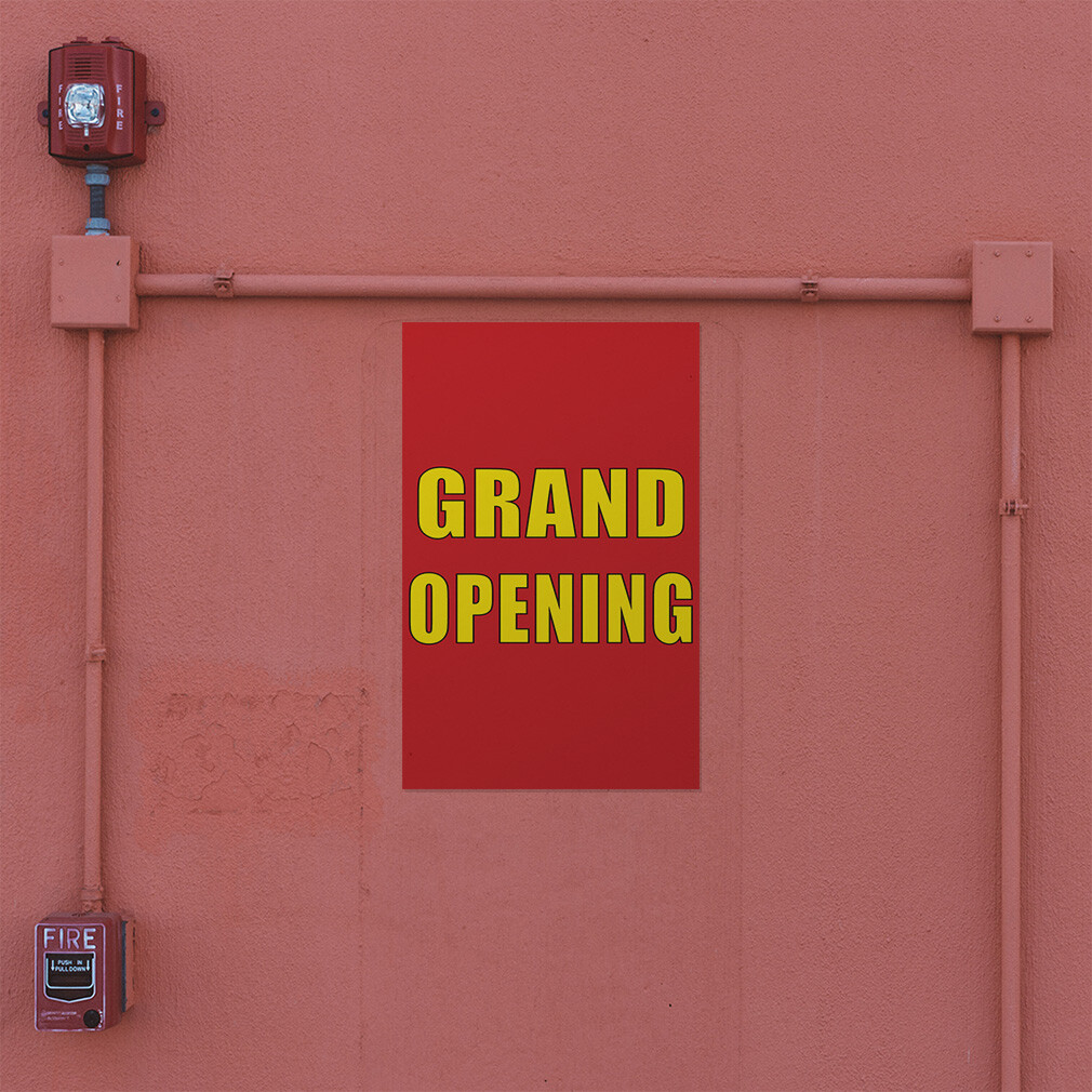Door Decals Vertical Vinyl Stickers Multiple Sizes Industrial Vinyl Business