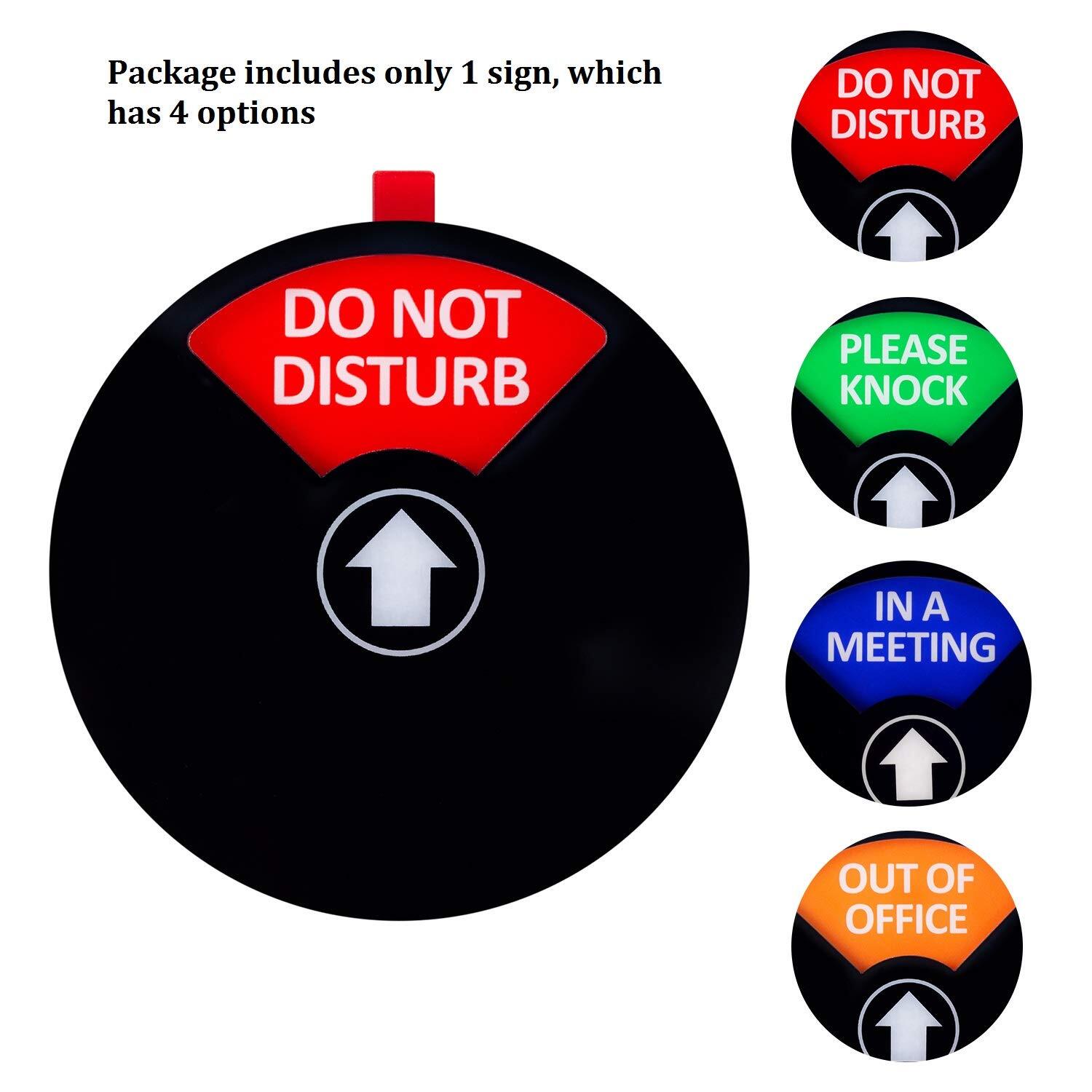Privacy Sign Do Not Disturb Sign Out Of Office Sign Please Knock Sign In A Meeti