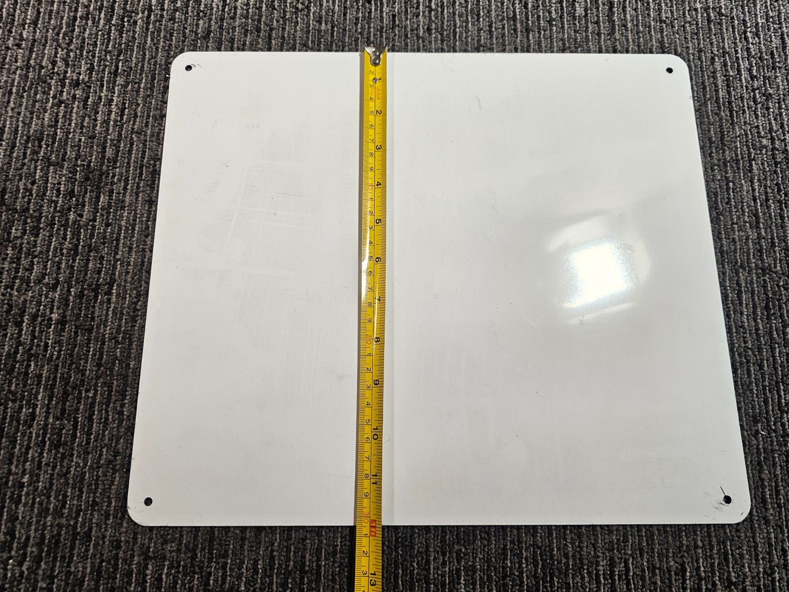 (QTY 3) LEM Products Inc. XSGNAL1214WSP 12&Prime; x 14&Prime; Warning Sign Bilingual Signage