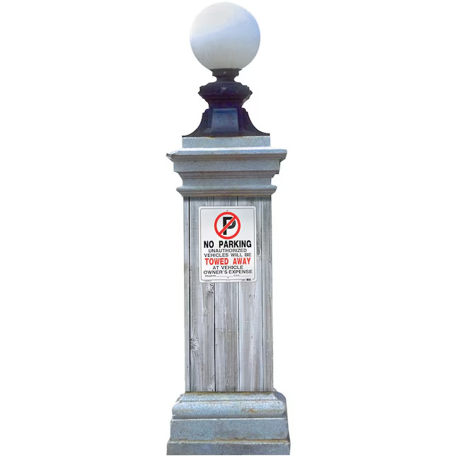Hillman No Parking 19-in x 15-in Plastic Prohibited Sign