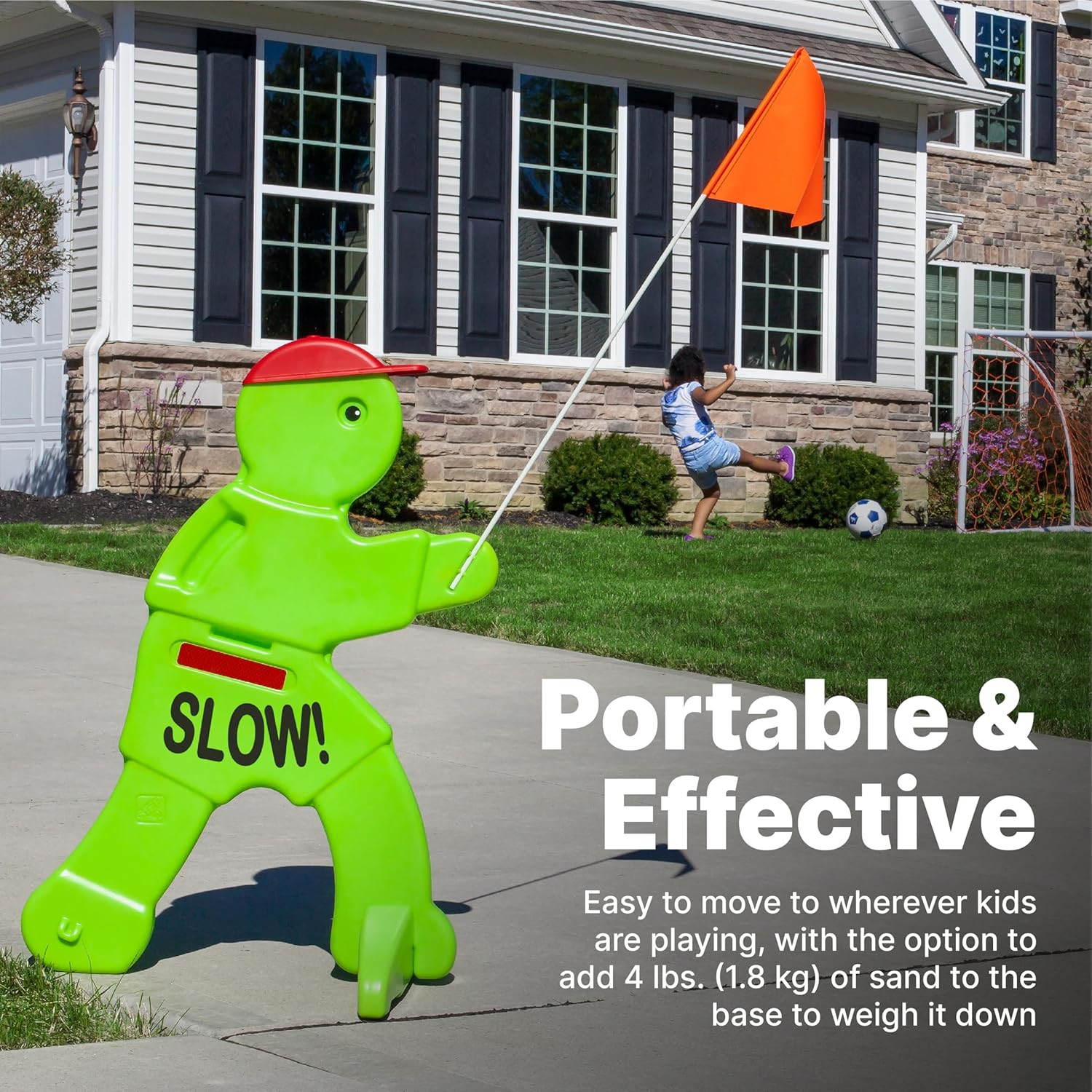 Step2 Kid Alert Street Safety Sign, Kids at Play Signage for Neighborhood