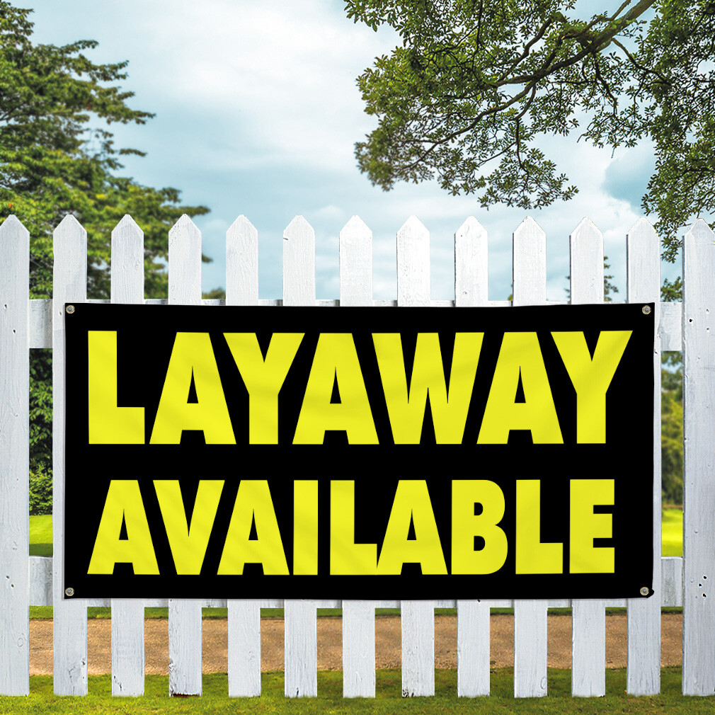 Vinyl Banner Multiple Sizes Layaway Available Advertising Printing A Business
