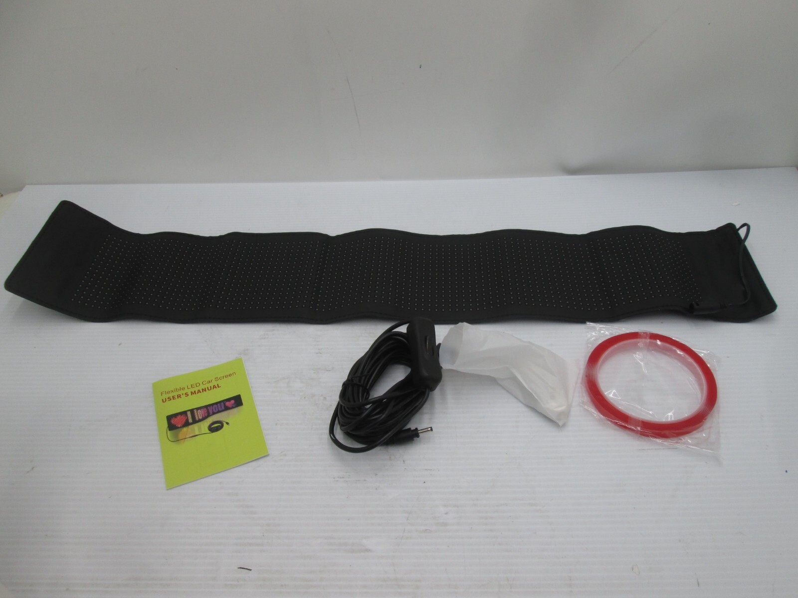 Huge Bright LED Sign, 23 »x5 » Pre-made Animations & Text Programmable Led