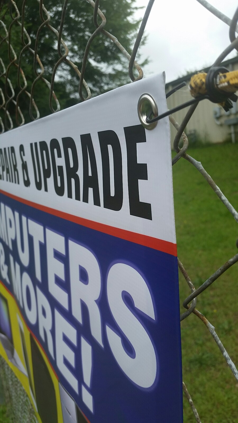 3&rsquo;x2&prime; WE FIX REPAIR UPGRADE COMPUTERS Banner Display Sign Virus iPhone Tablet PC