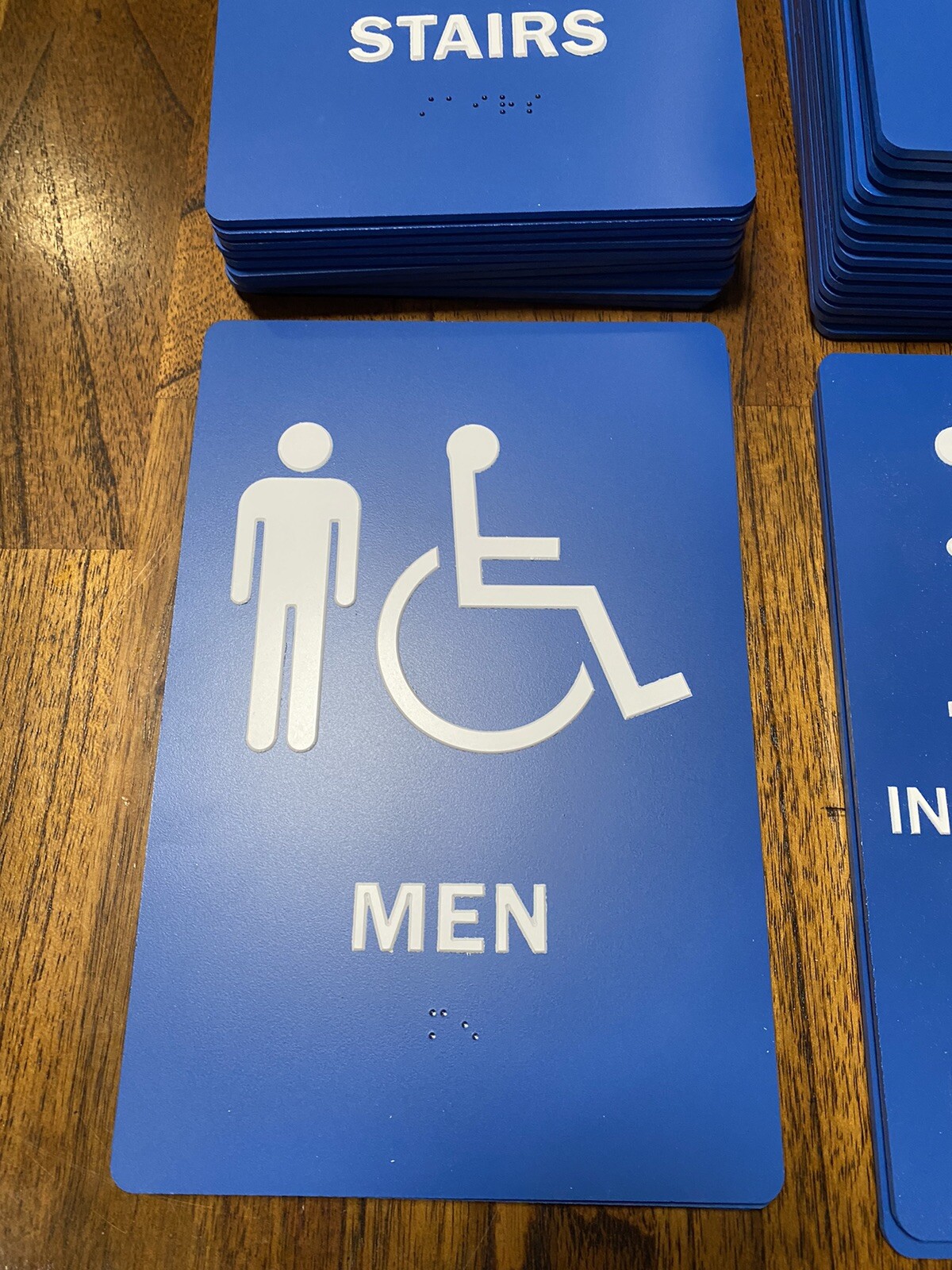 ADA Compliance Signs 6”x 9” New 31 Signs