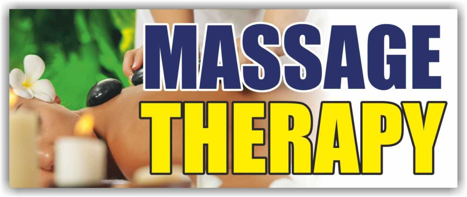 MASSAGE THERAPY Advertising Banner Vinyl Mesh Sign Beauty Spa Chinese Wellness