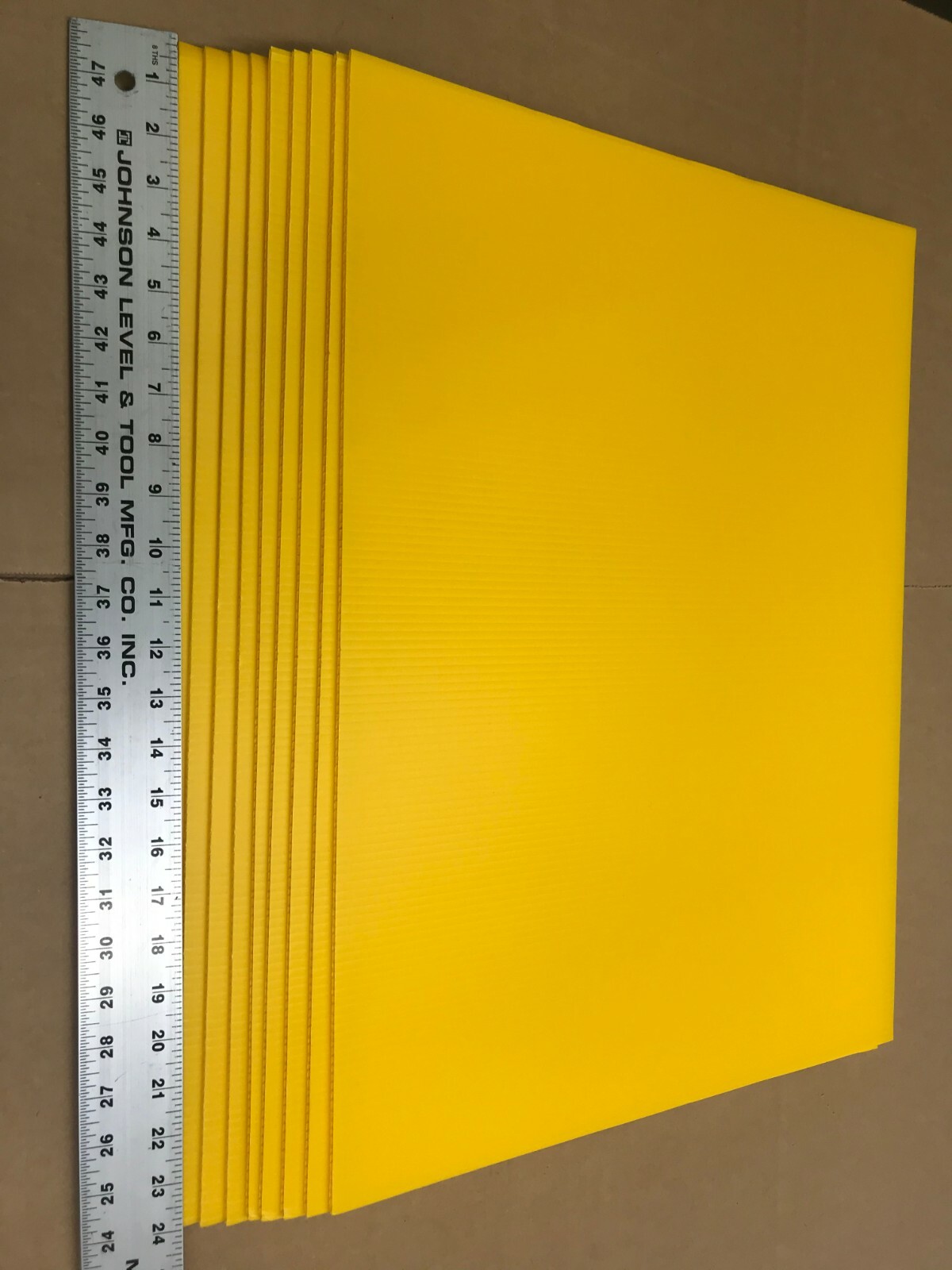 100 Signs Board 24&Prime;x18&Prime; x4 mm Corrugated Plastic, Pack of 100 Pieces Blank Signs